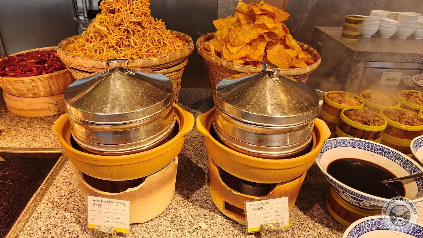 steamers containing Ye'erba and Shaomai