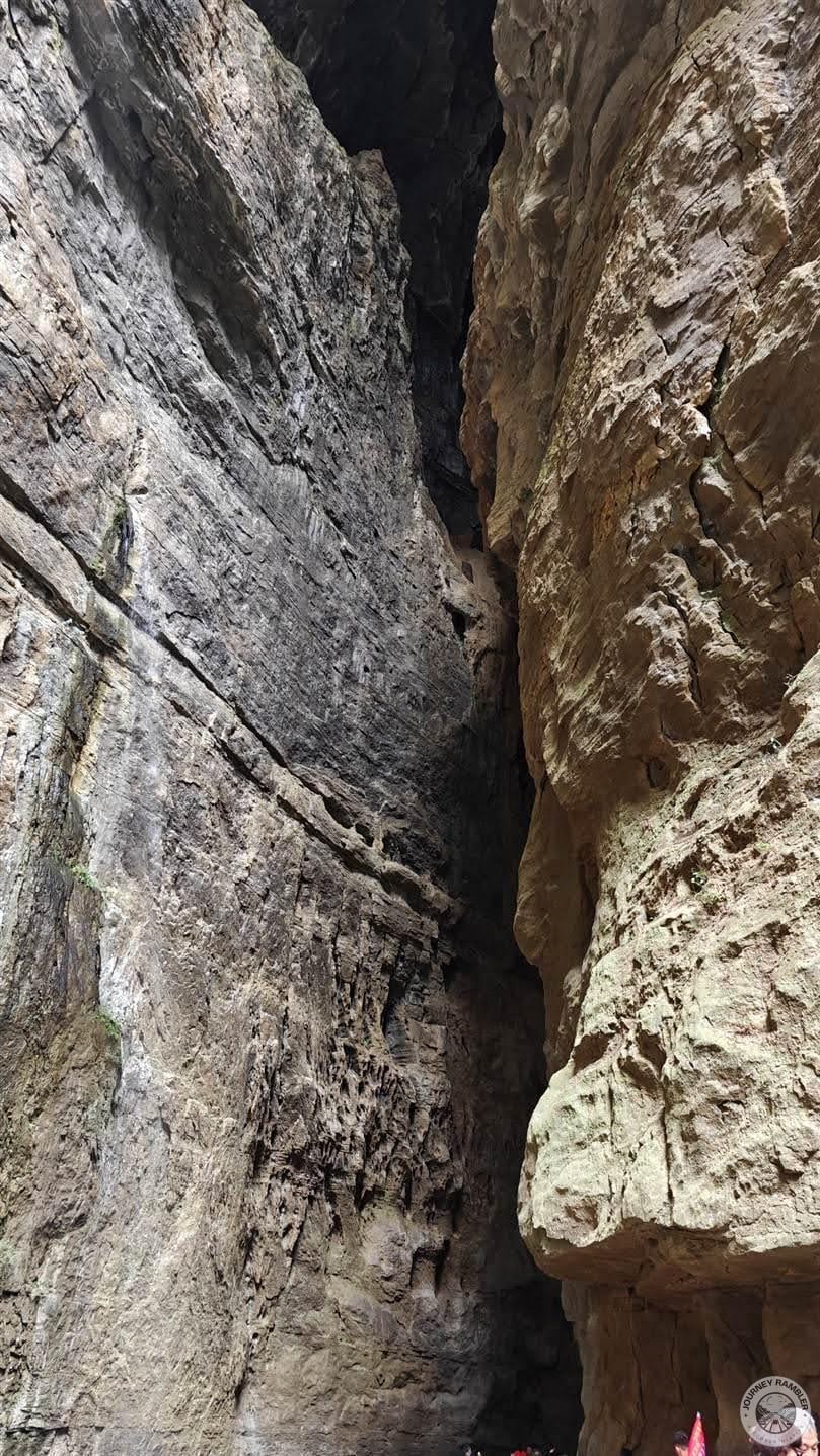 the cliff face here