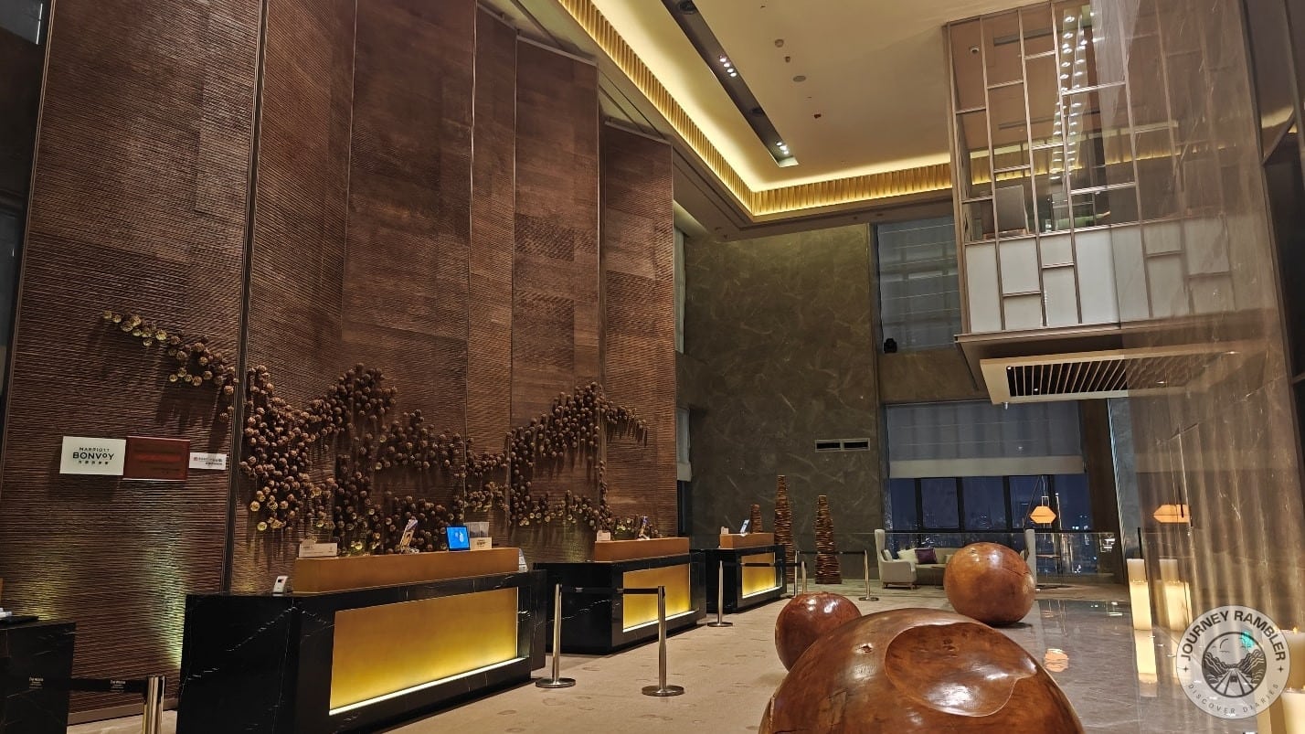 view of the lobby featuring the check-in desks