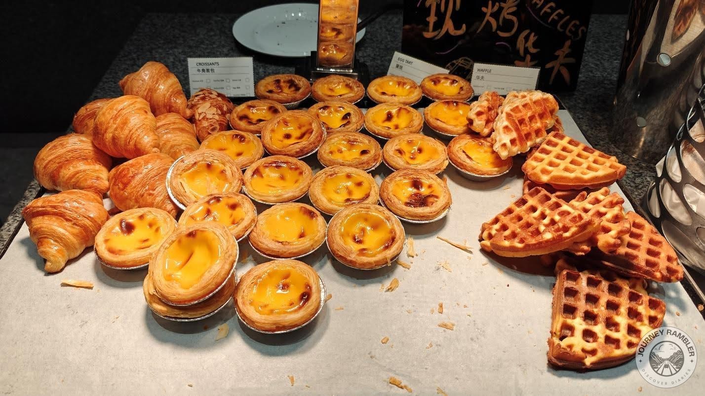 waffles and croissants