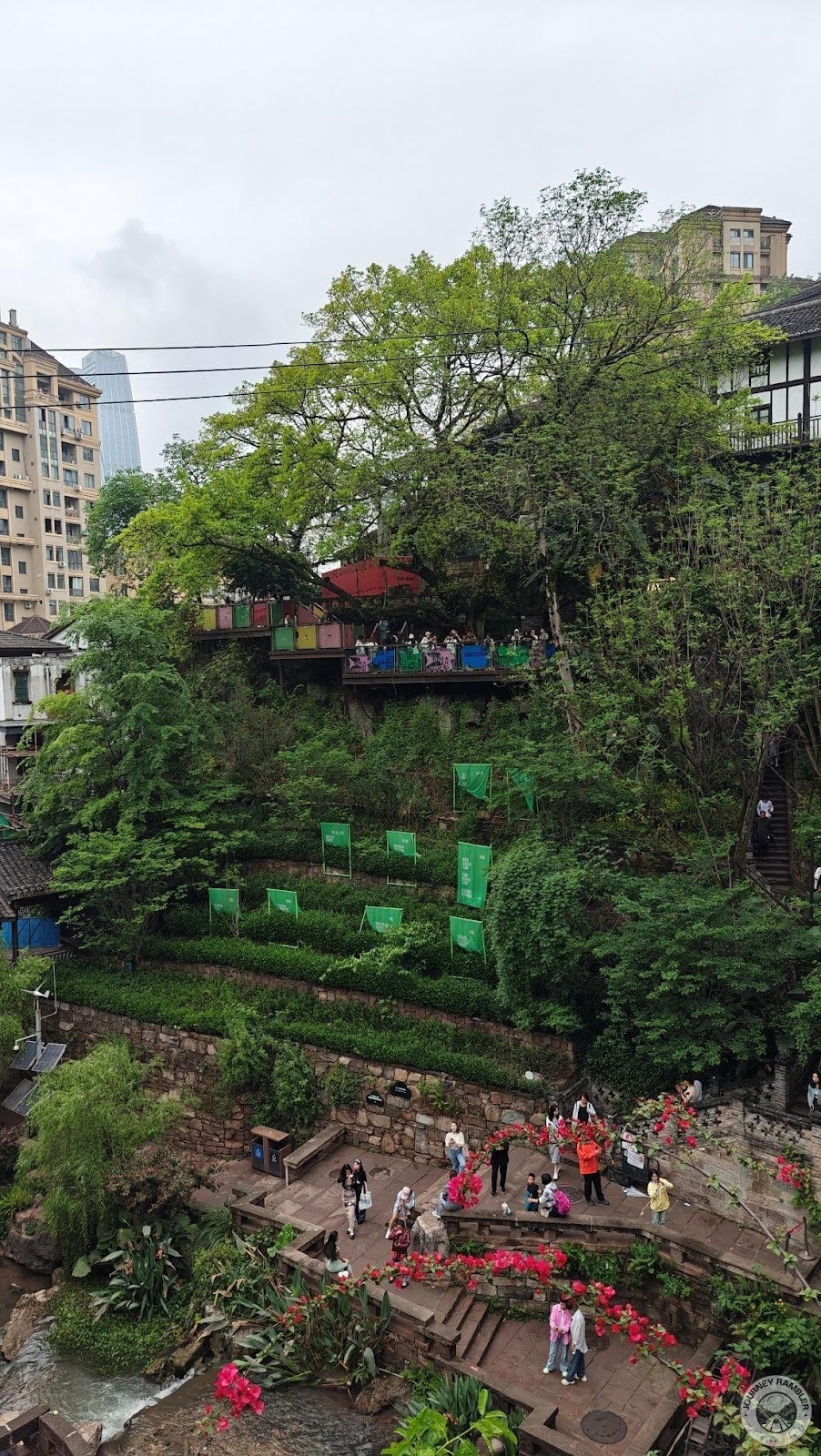 another view of the garden area
