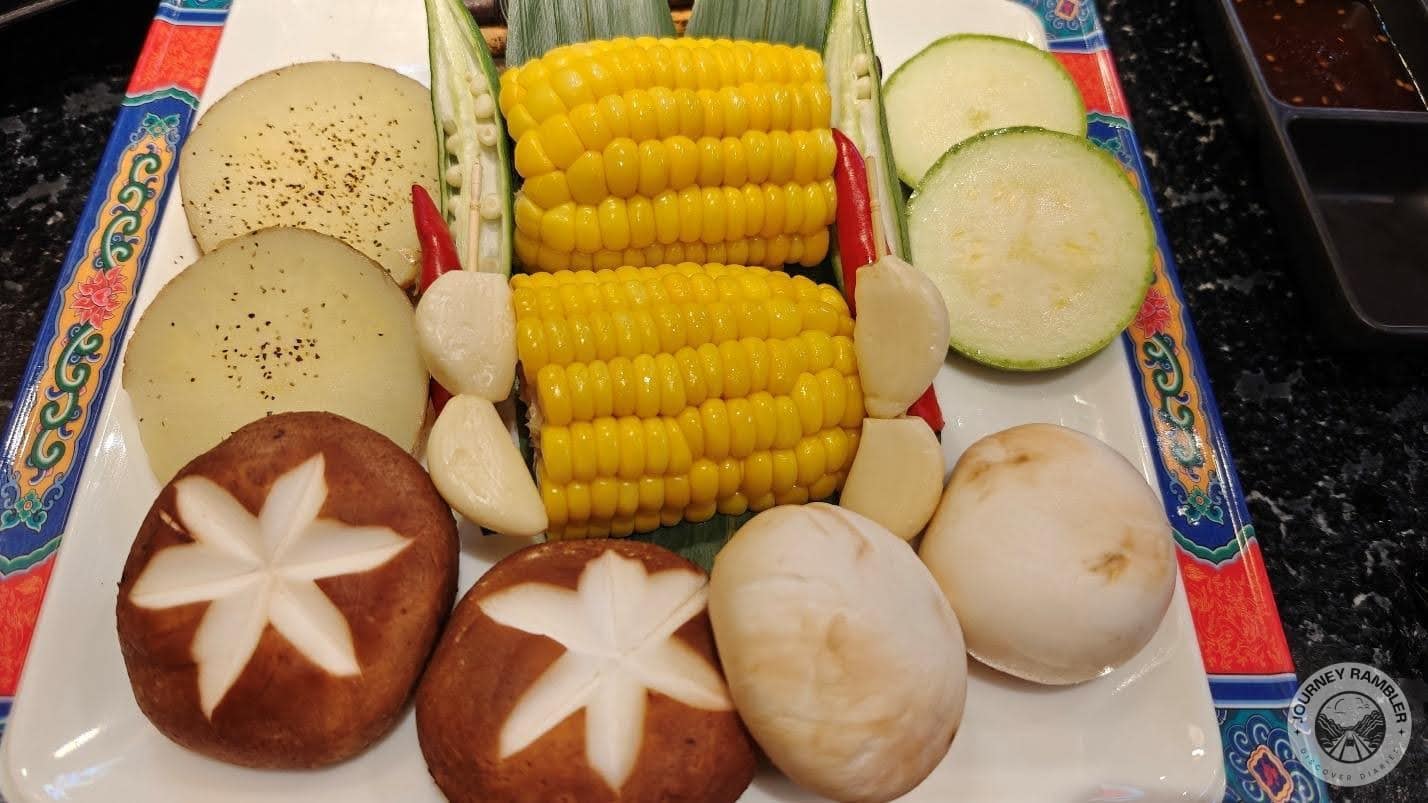 assorted vegetables for grilling