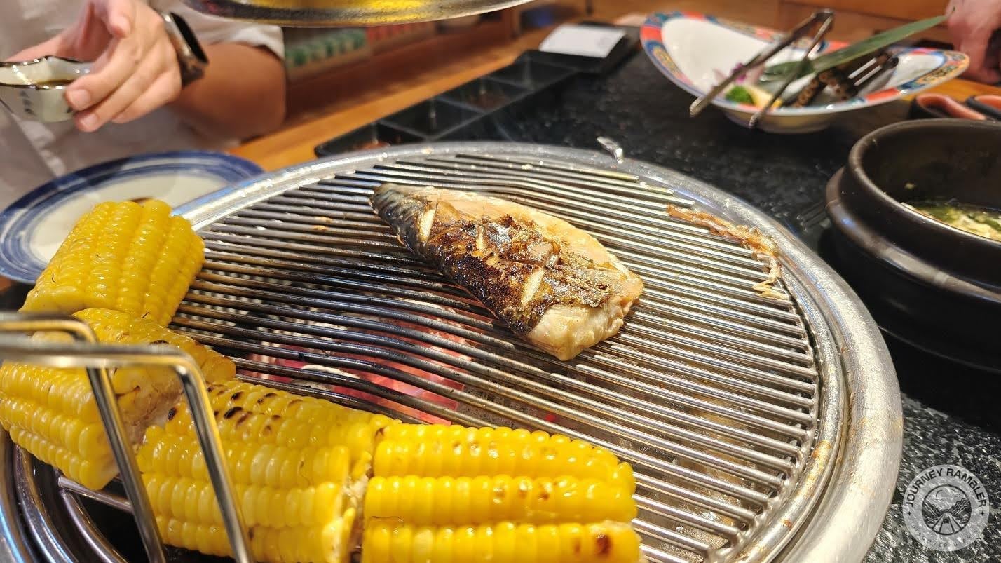 grilled corn