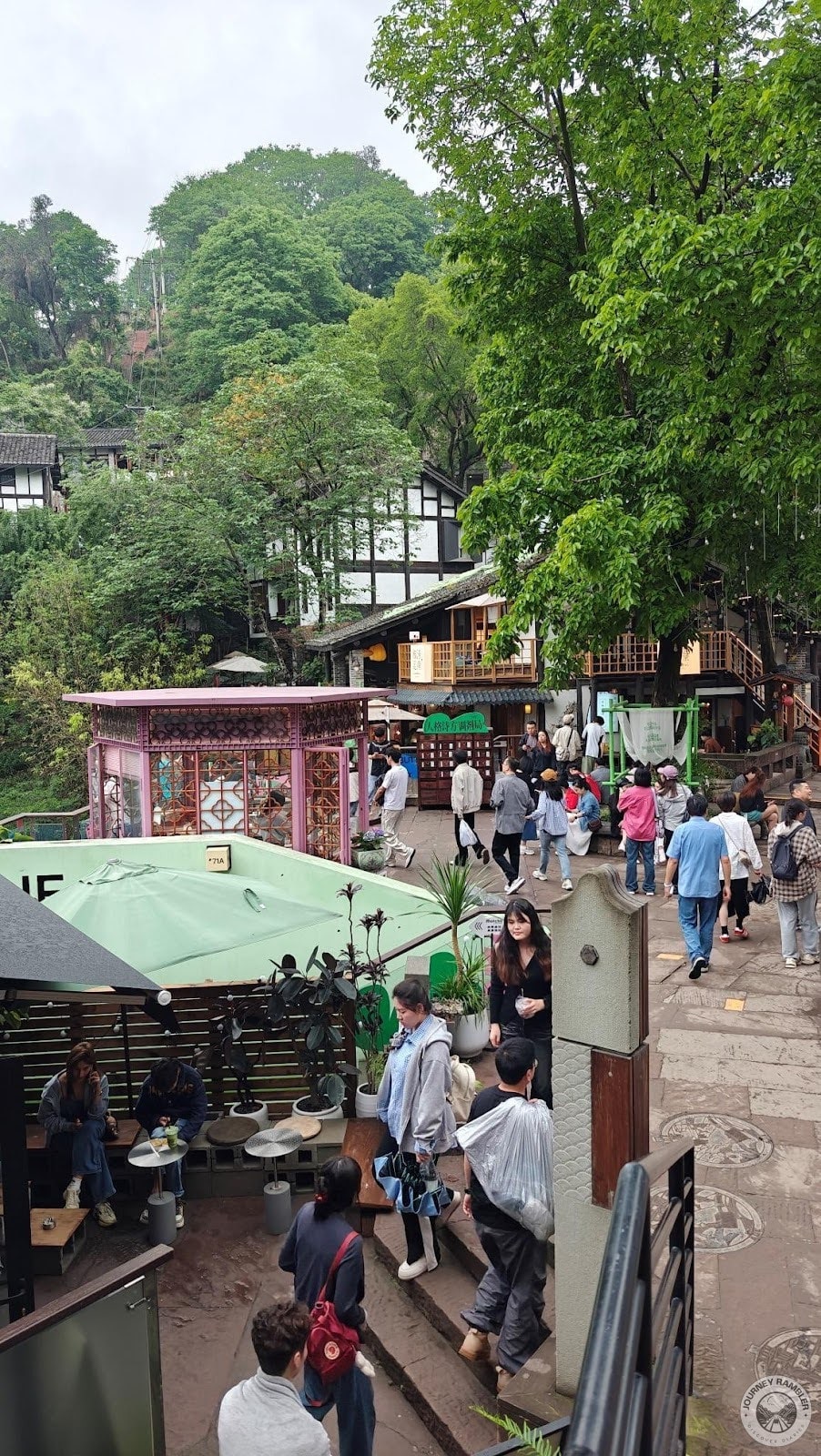 newer stalls in this area were a little less charming