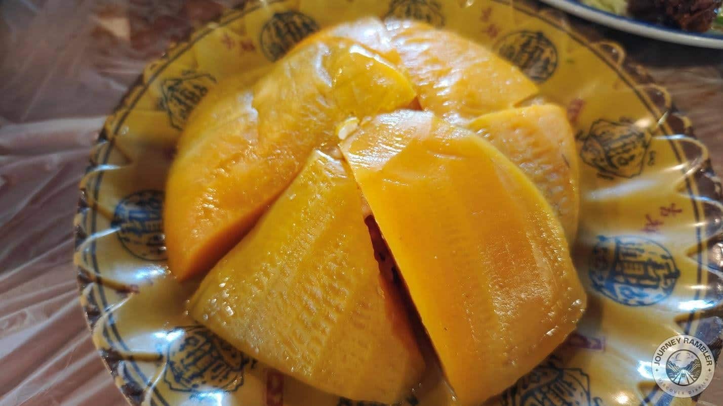 sliced hami melons