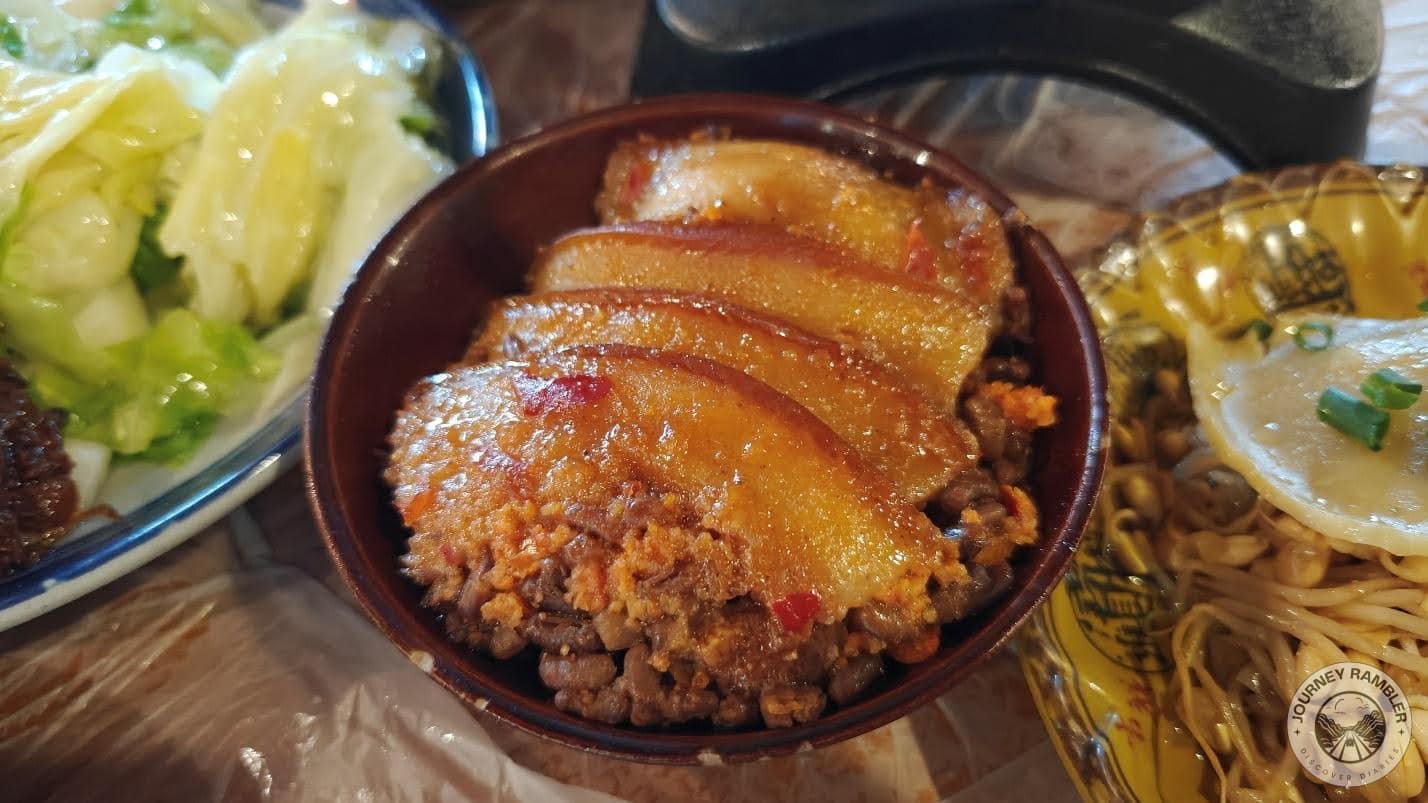 variation of the popular Steamed Pork Belly with Glutinous Rice dish