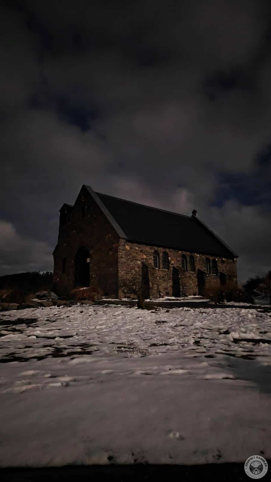 Church of the Good Shepherd at night