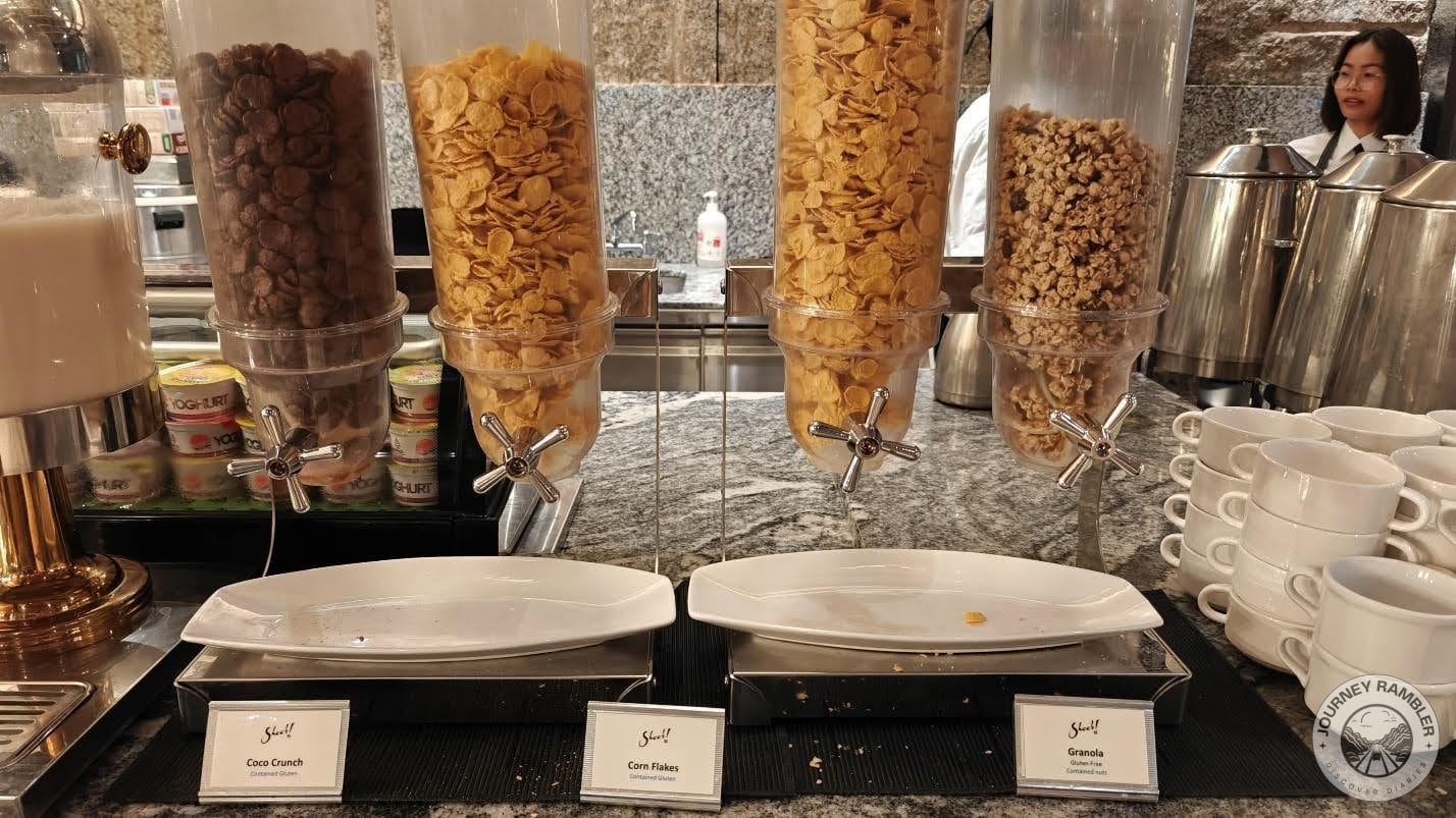 Coco Crunch, Corn Flakes, and Granola
