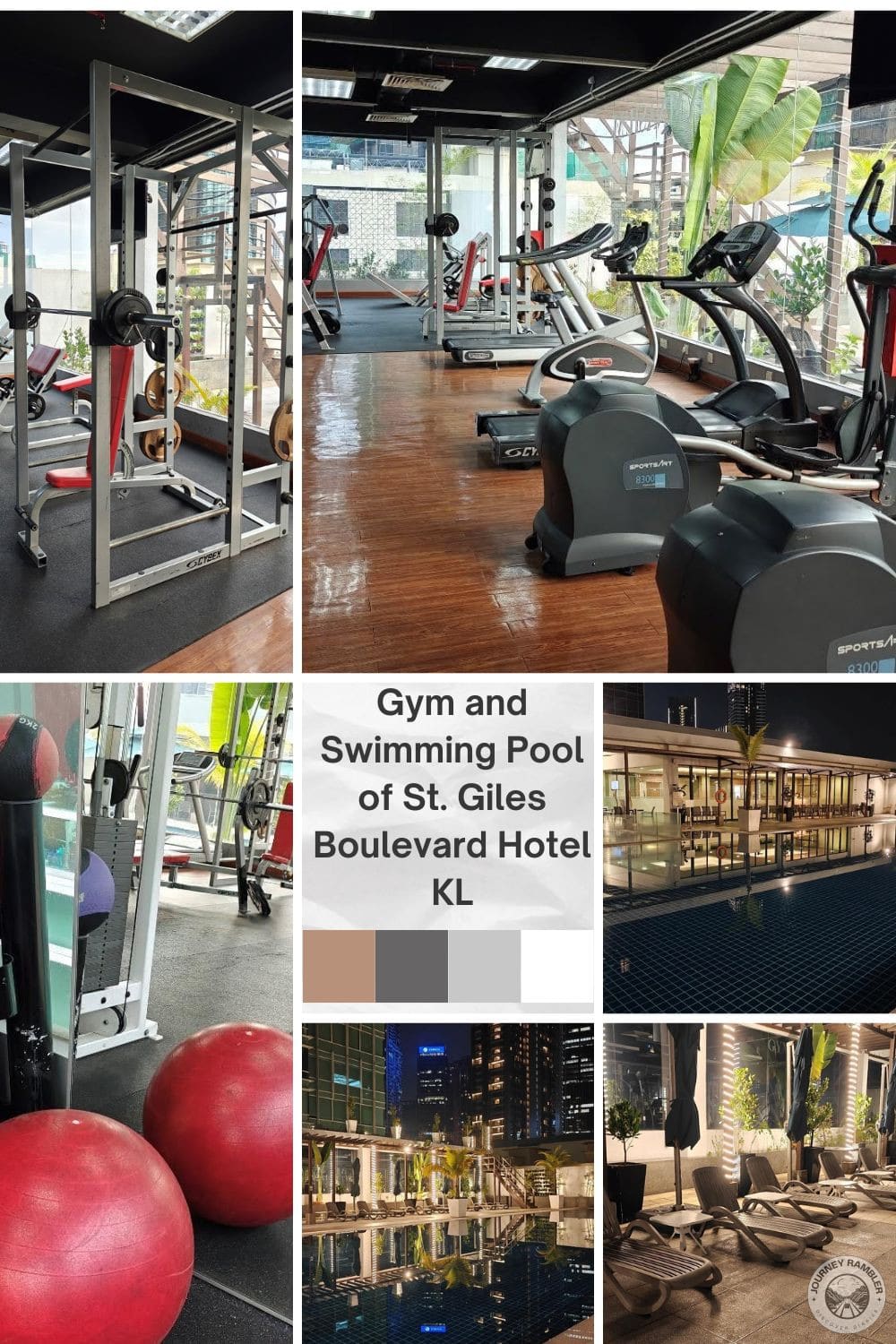 Gym and Swimming Pool of St. Giles Boulevard Hotel KL