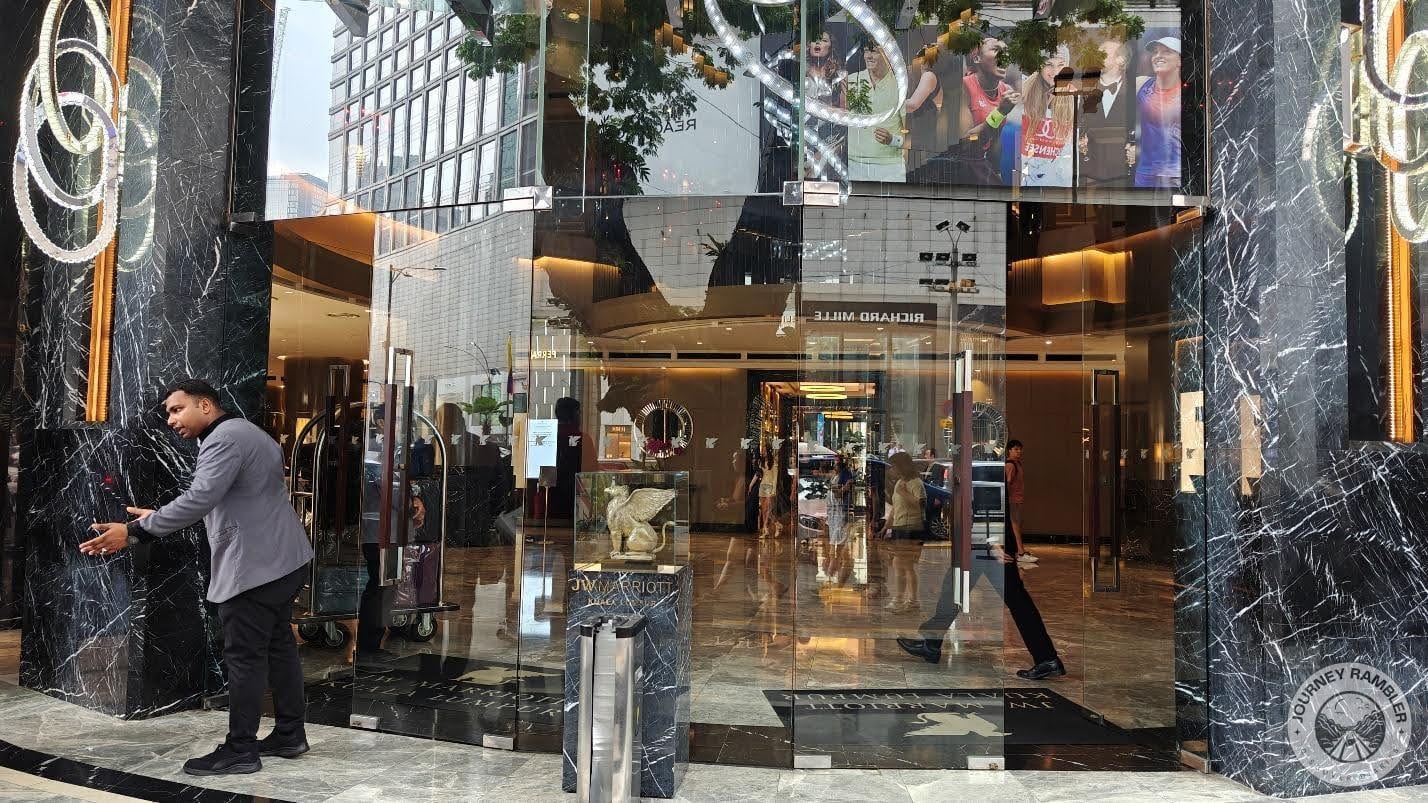 JW Marriott entrance