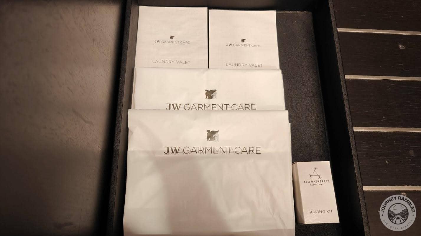 Laundry Valet and Garment Care labeled bags