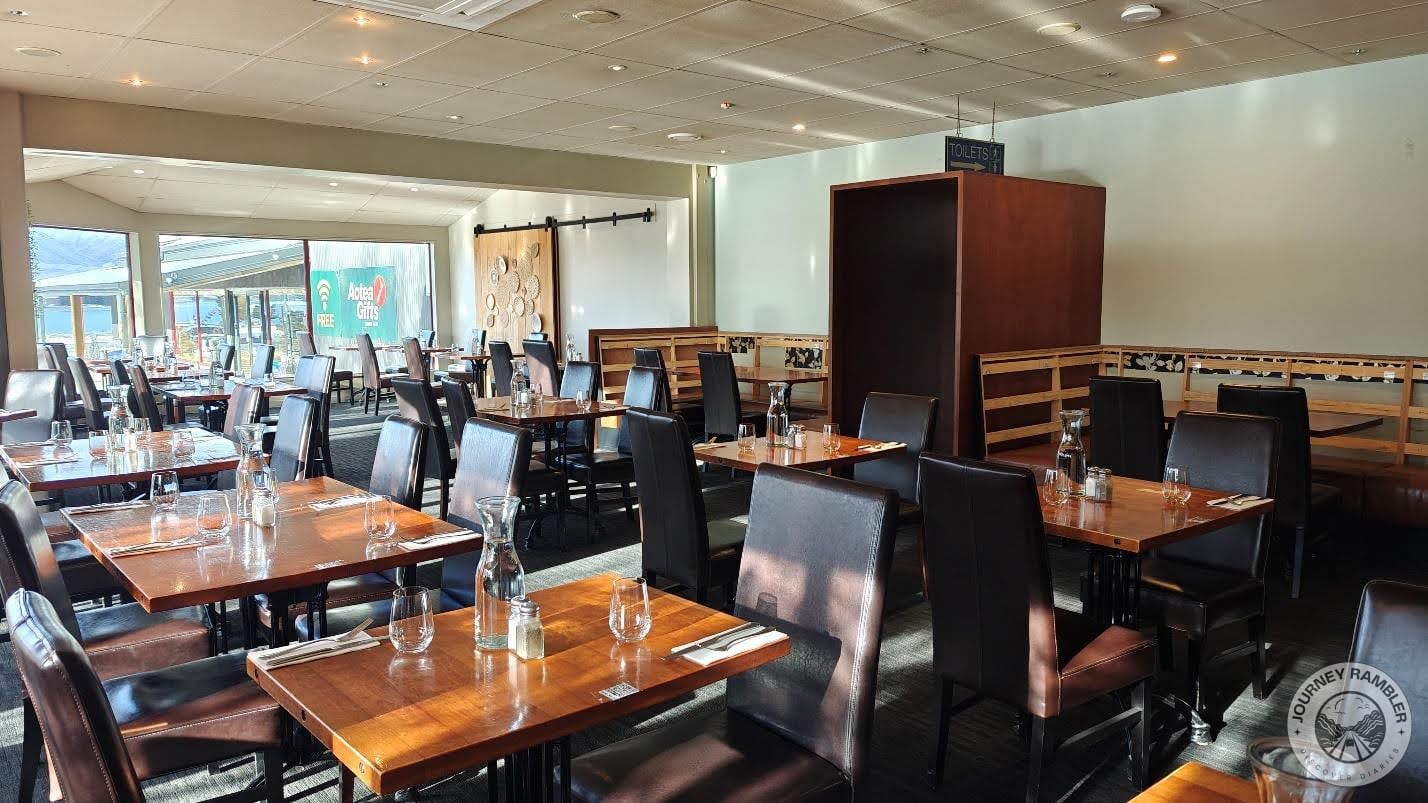 Most of the tables could seat two people