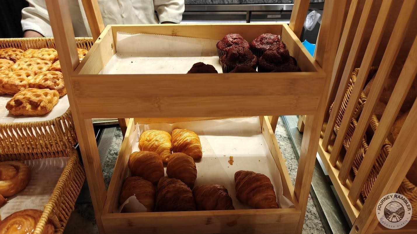 Red Velvet Muffins and Croissants