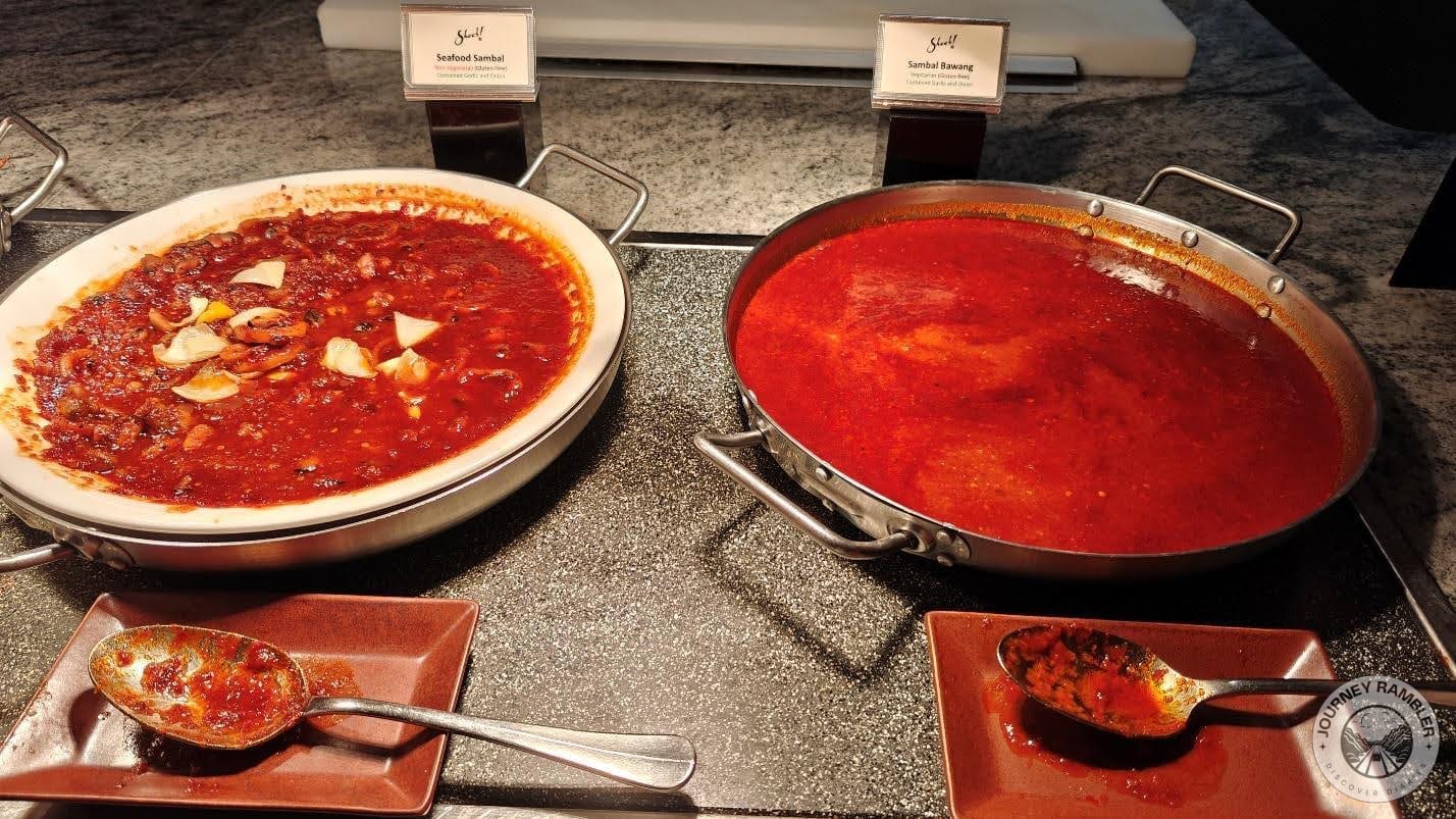 Sambal Bawang and Seafood Sambal
