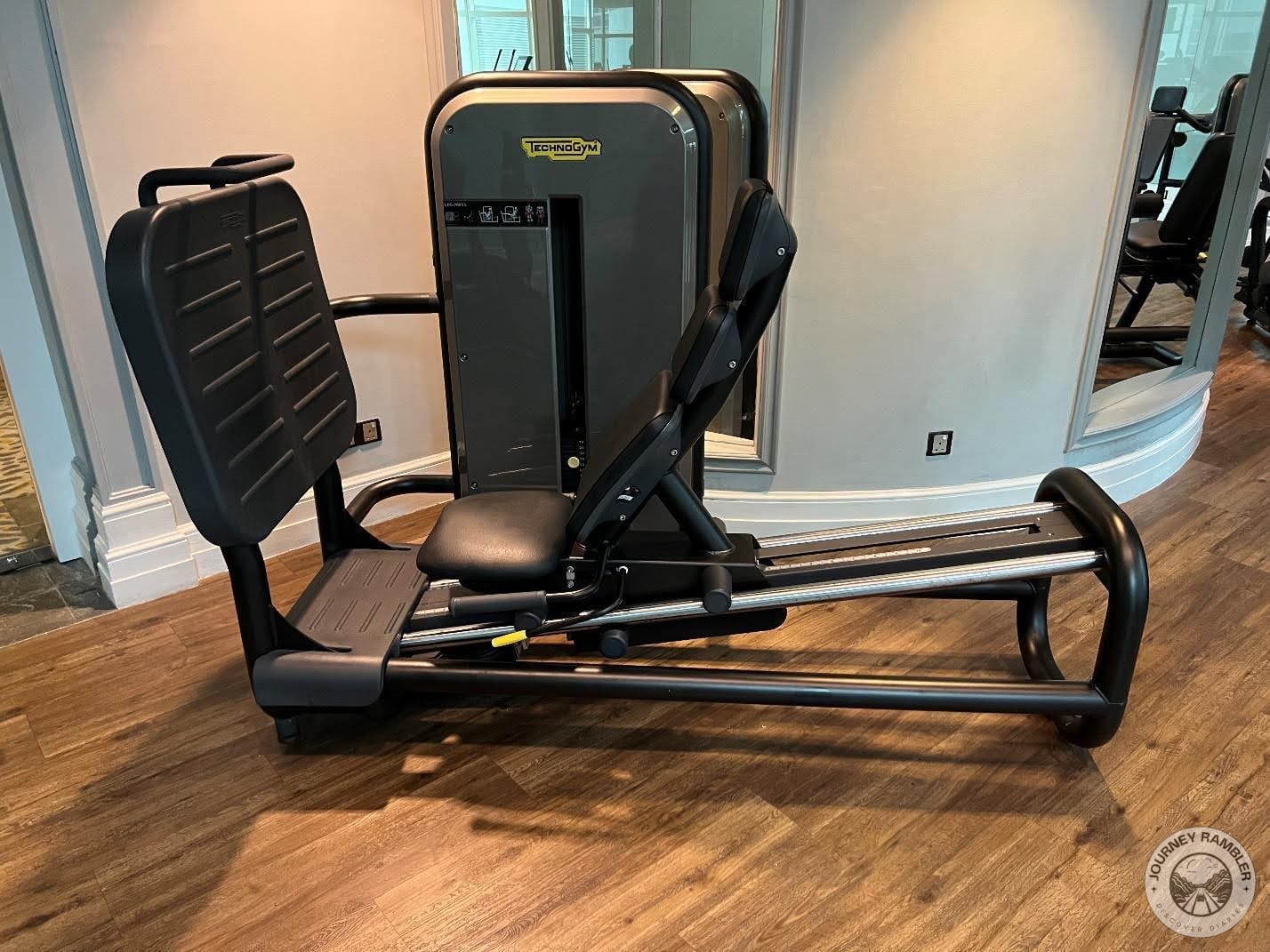 Seated Leg Press Machine made by Technogym