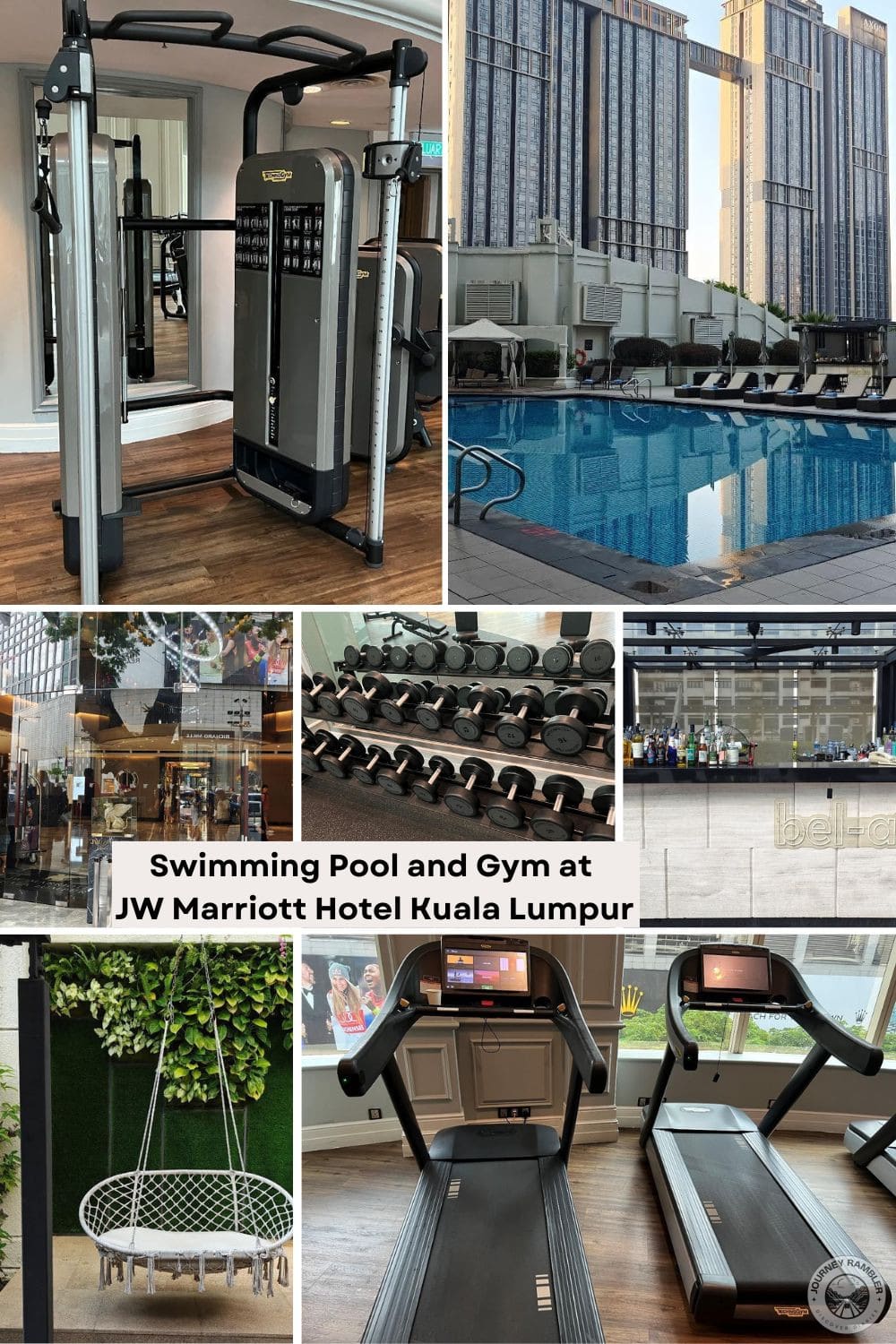 Swimming Pool and Gym at JW Marriott Hotel Kuala Lumpur