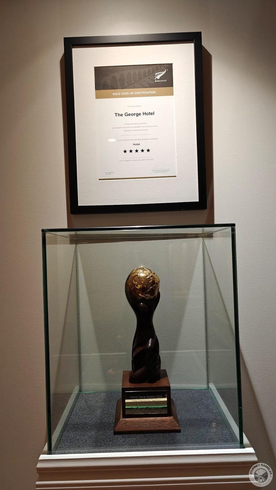The George Hotel had been awarded five stars