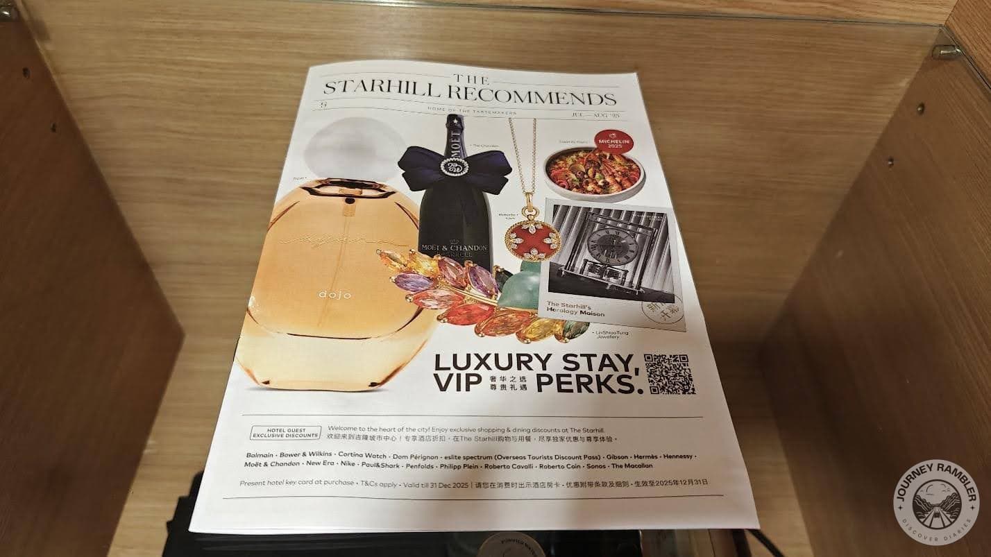 brochure for Starhill recommendations