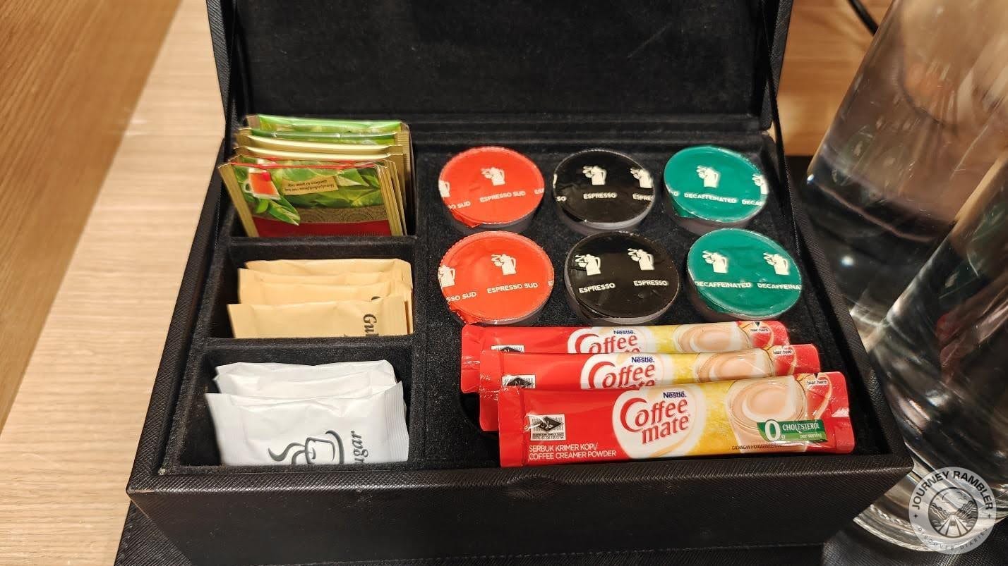 close up of the box containing the Nespresso pods