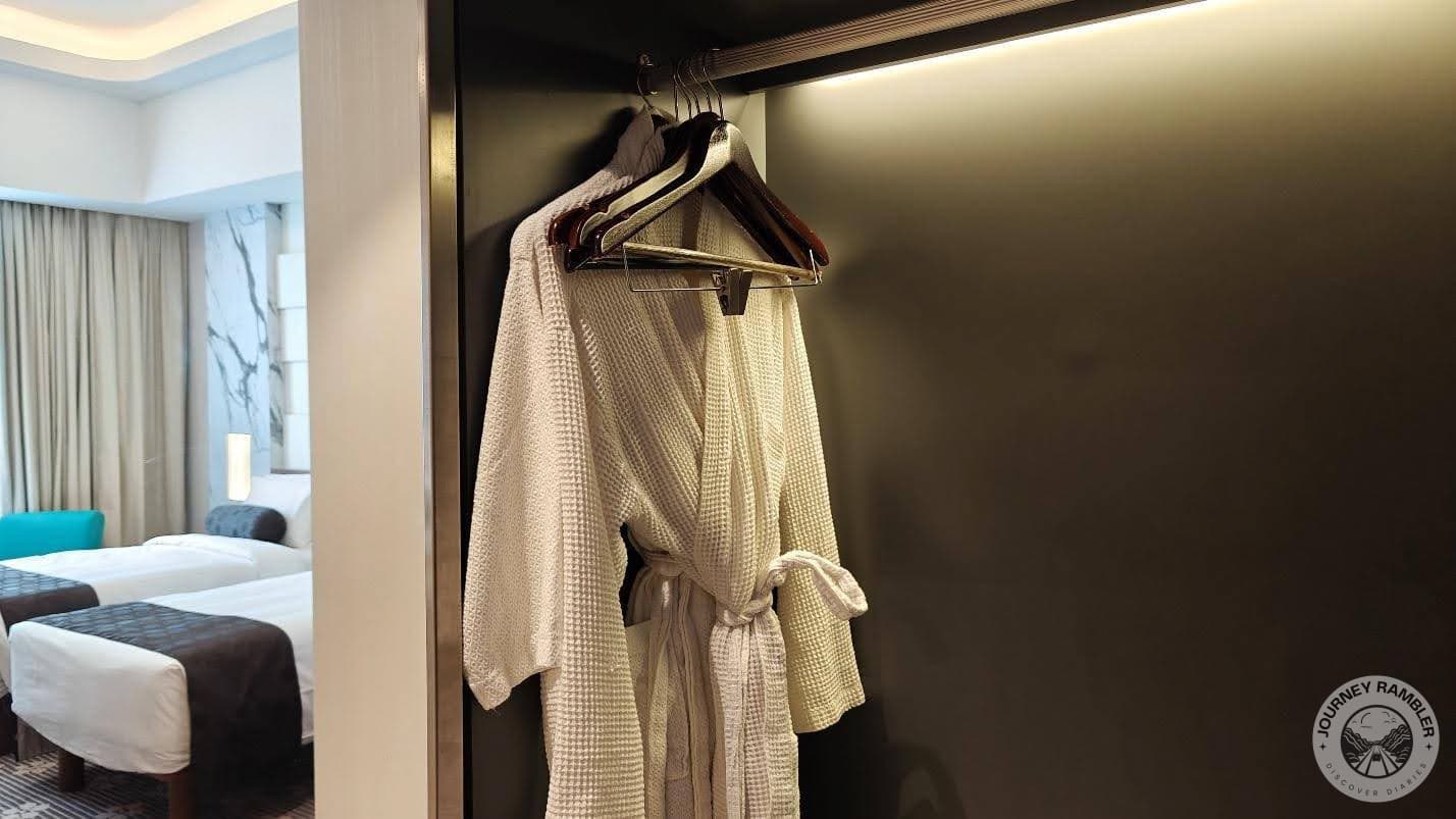 complimentary bath robes