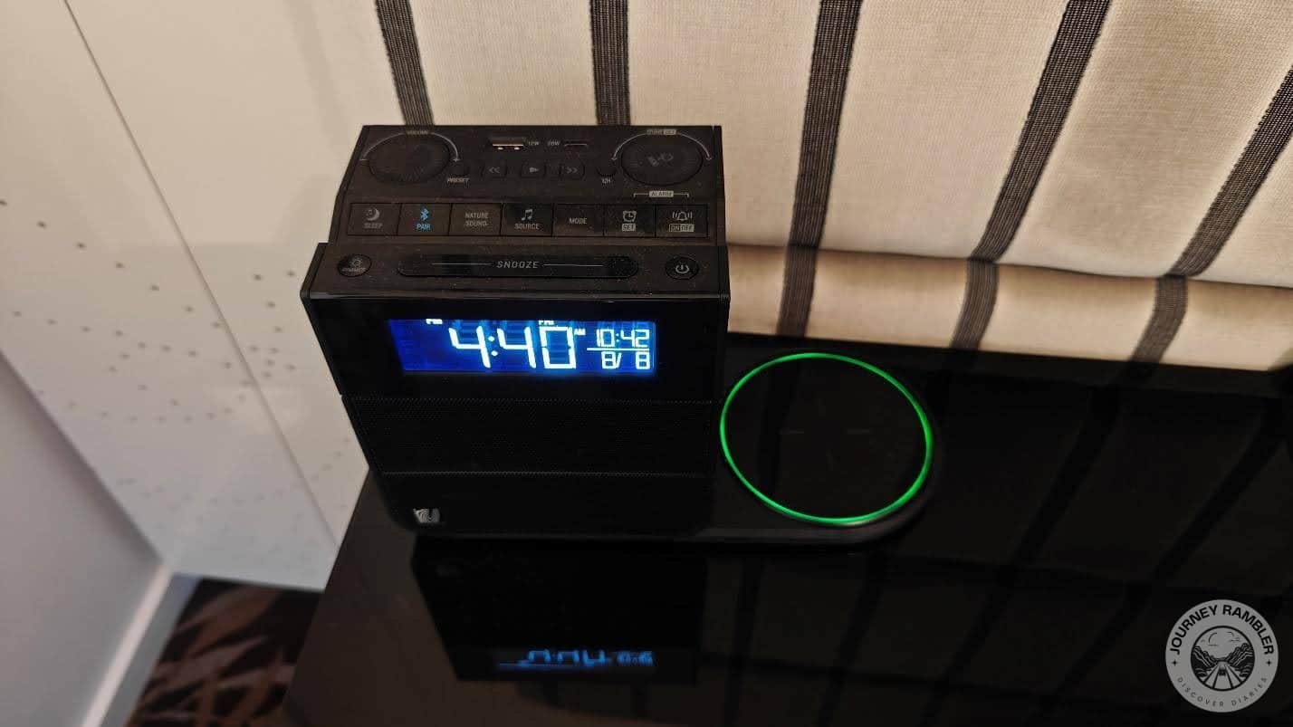 digital and alarm clock