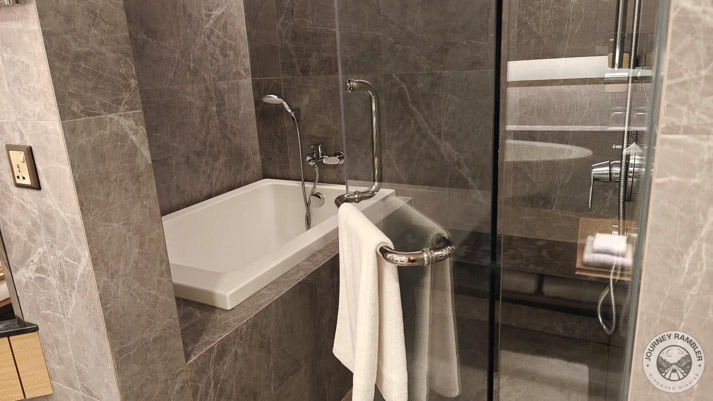 door to the shower