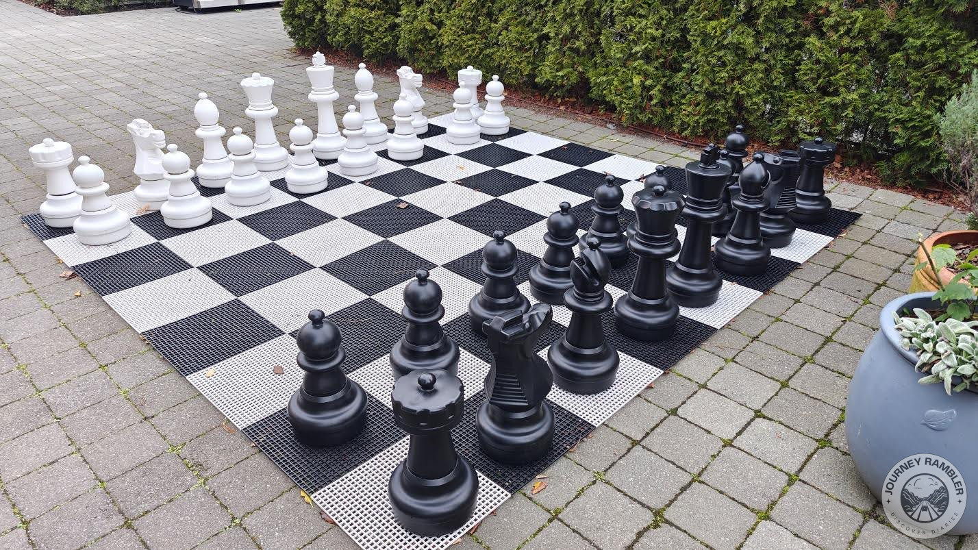 giant chessboard