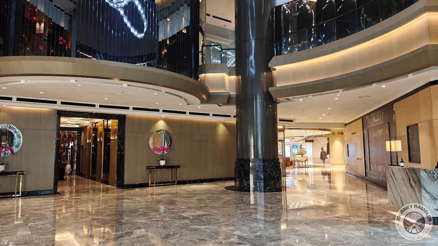 glimpse of one section of the Main Lobby
