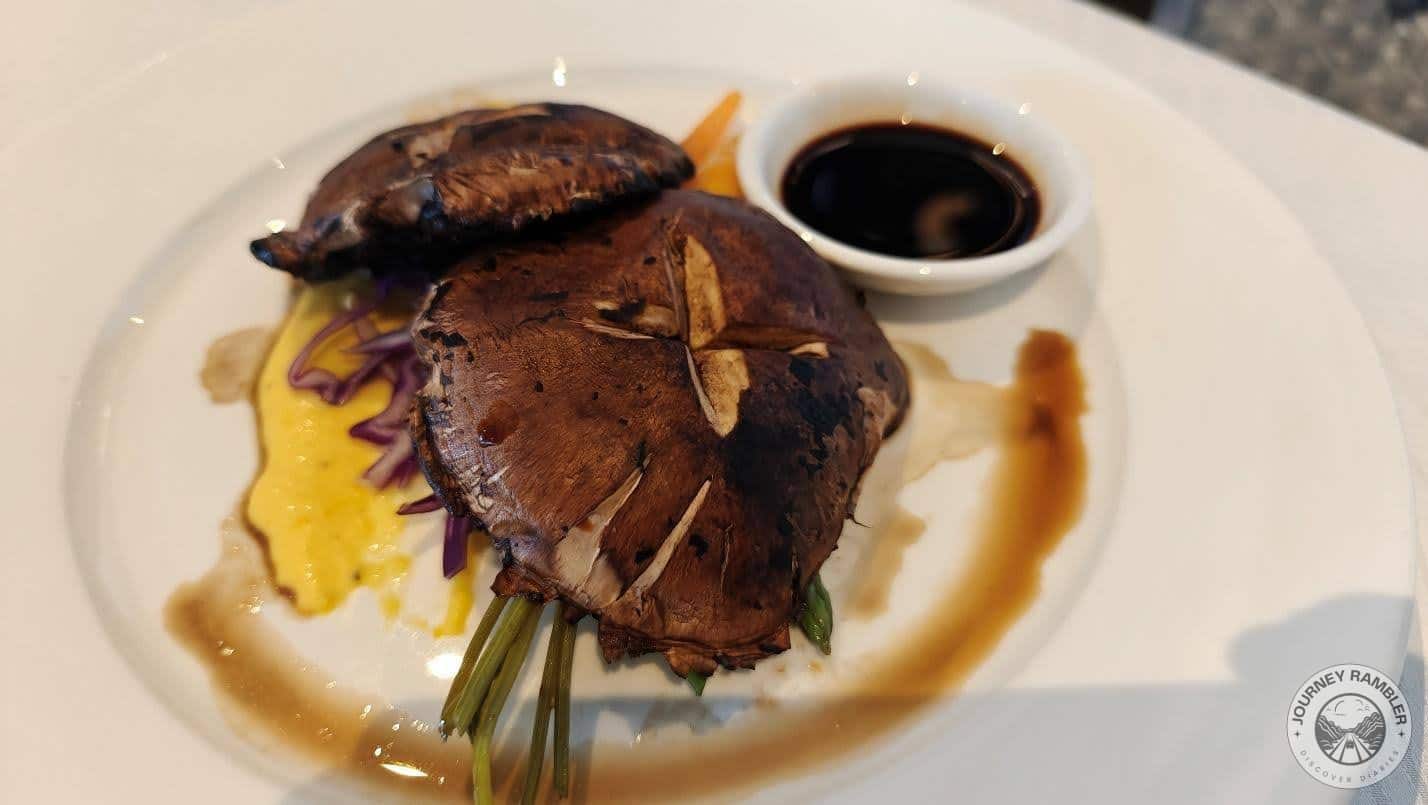 grilled potabello mushroom