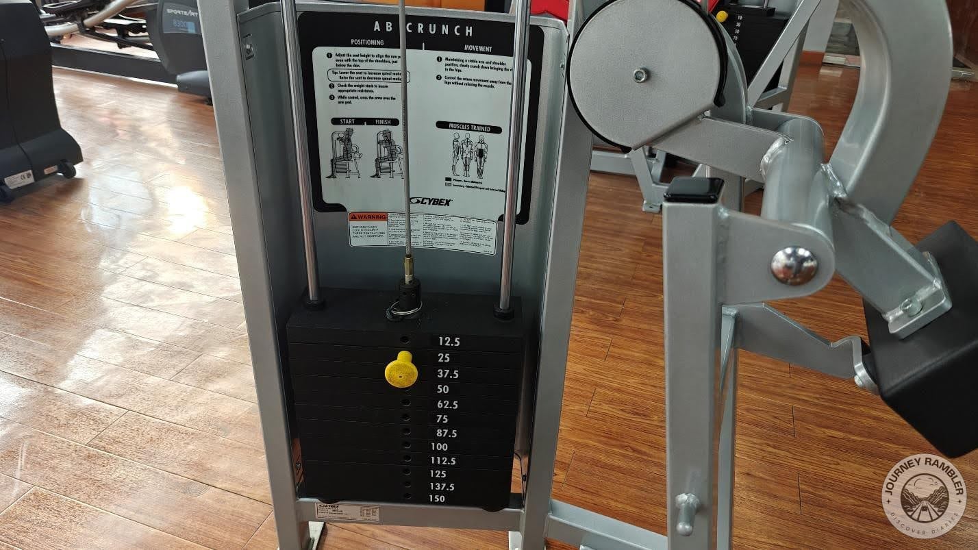 instructions for ab crunch machine