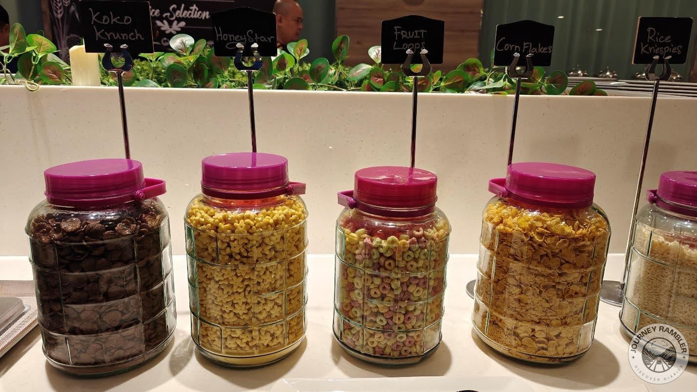 jars of Honey Stars, Fruit Loops, and Koko Krunch