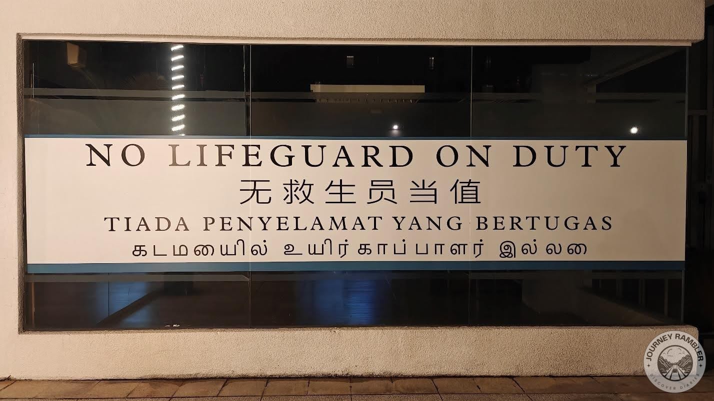 no lifeguards on duty