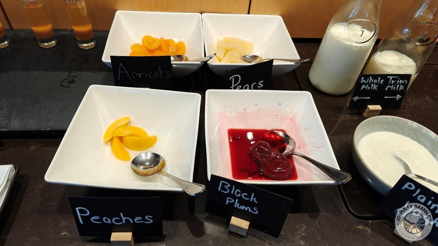 peaches, pears, apricots and black plums