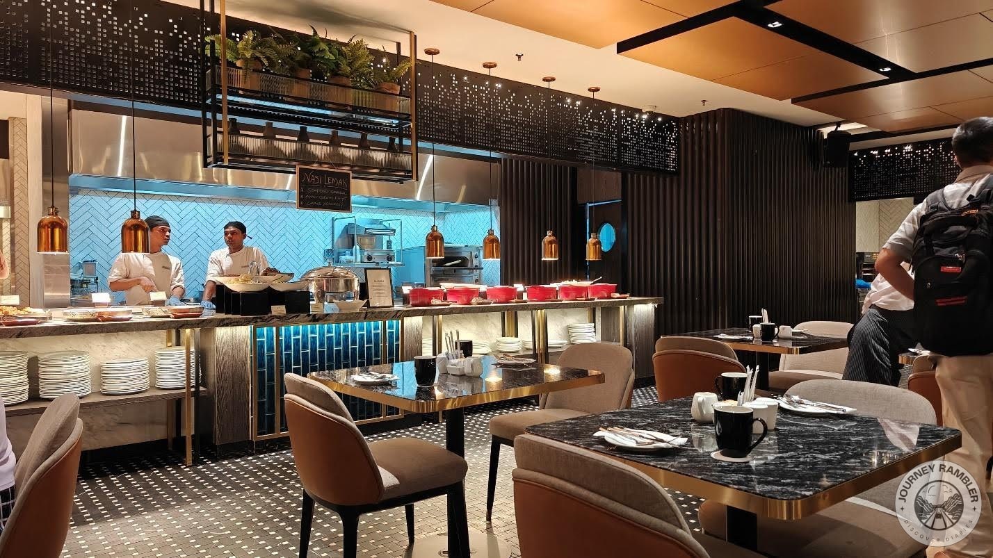 section dedicated to Malay food