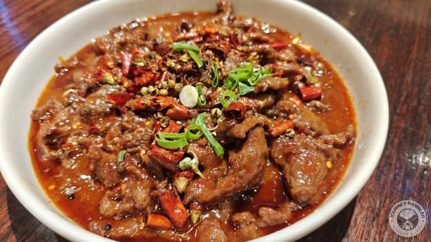 spicy beef in chili oil