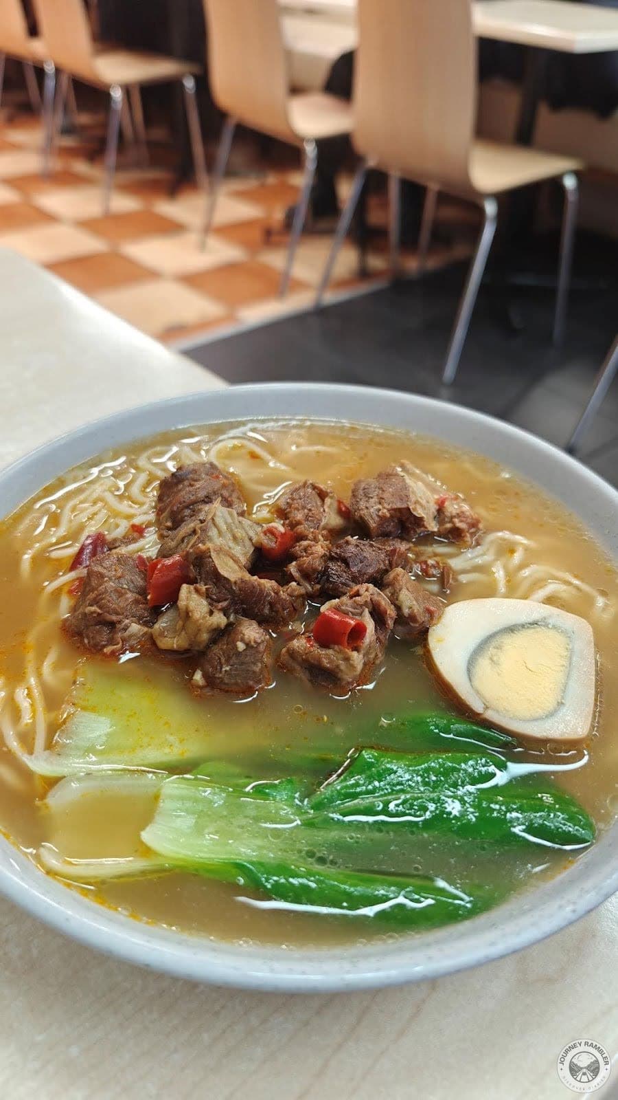 spicy beef noodle soup