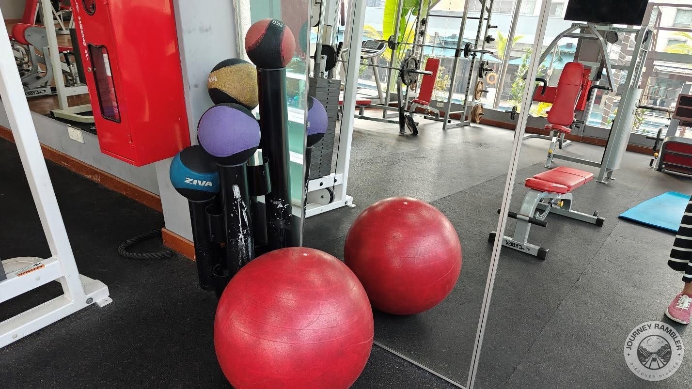 stability balls and medicine balls