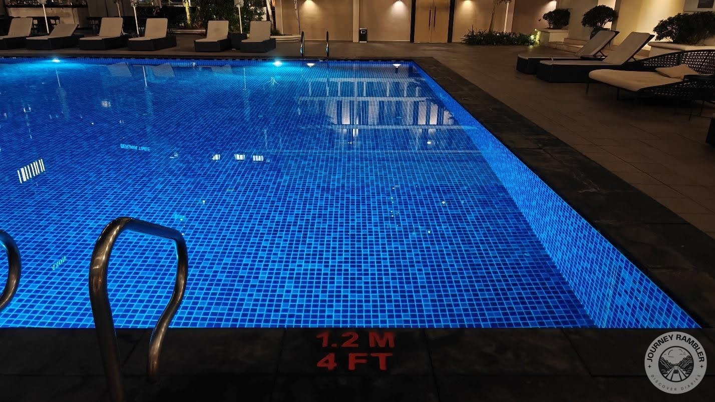 this end of the pool isn't that deep