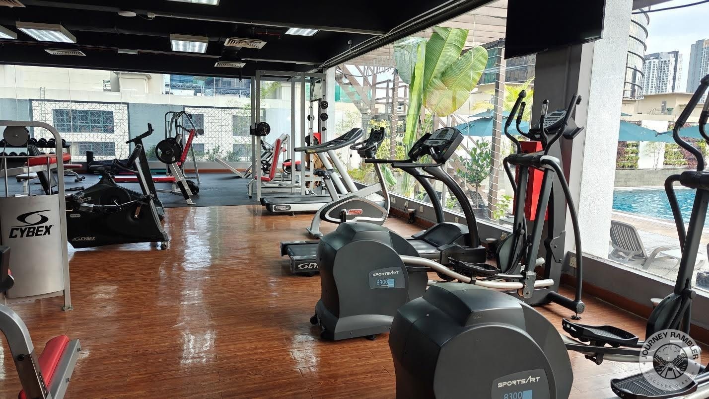 treadmills and stationary bikes