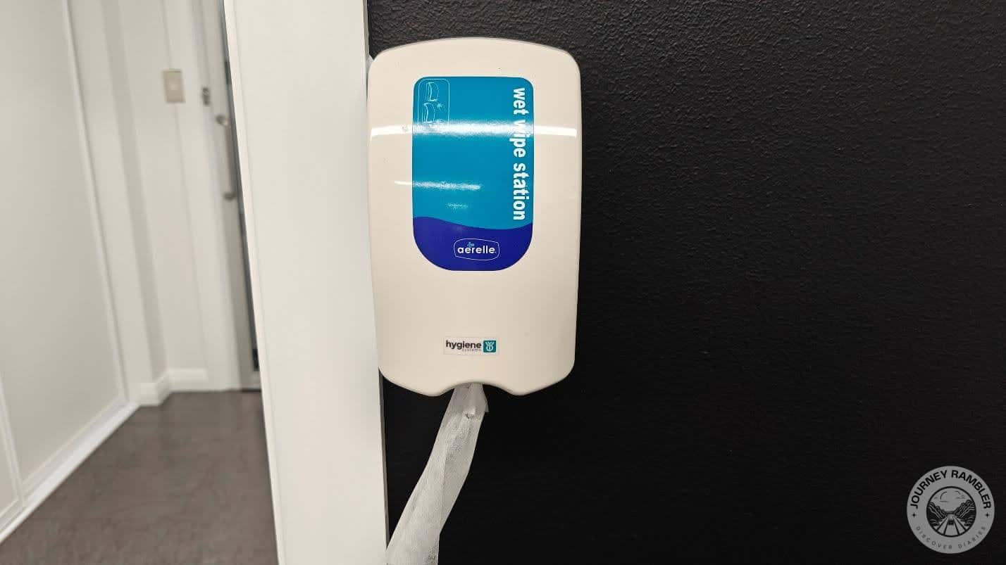 wet wipe station