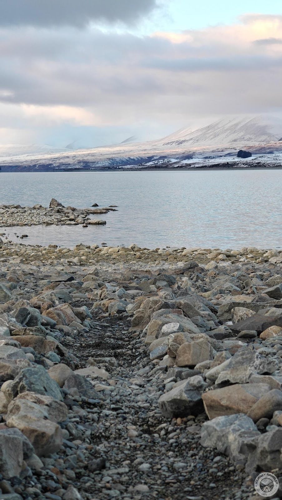 Across the lake from Mt. Hay is Mt. John