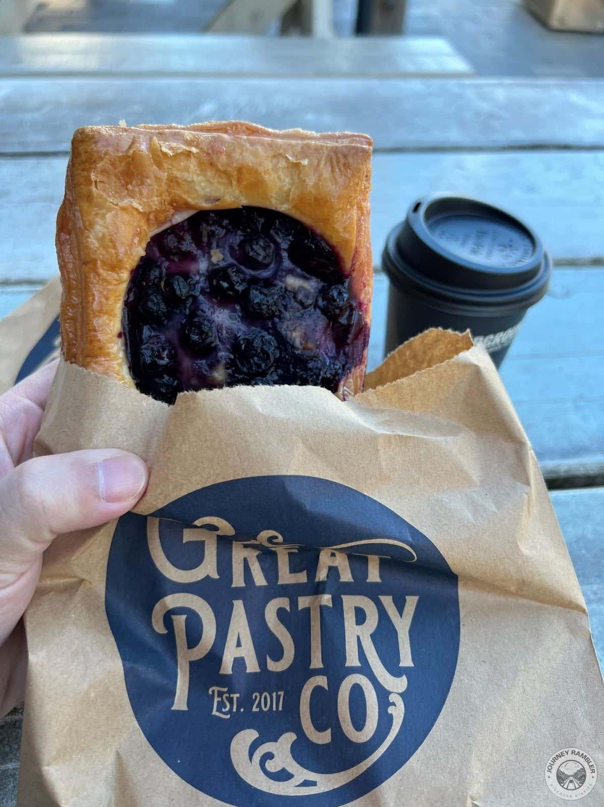 Blueberry Custard Puffs