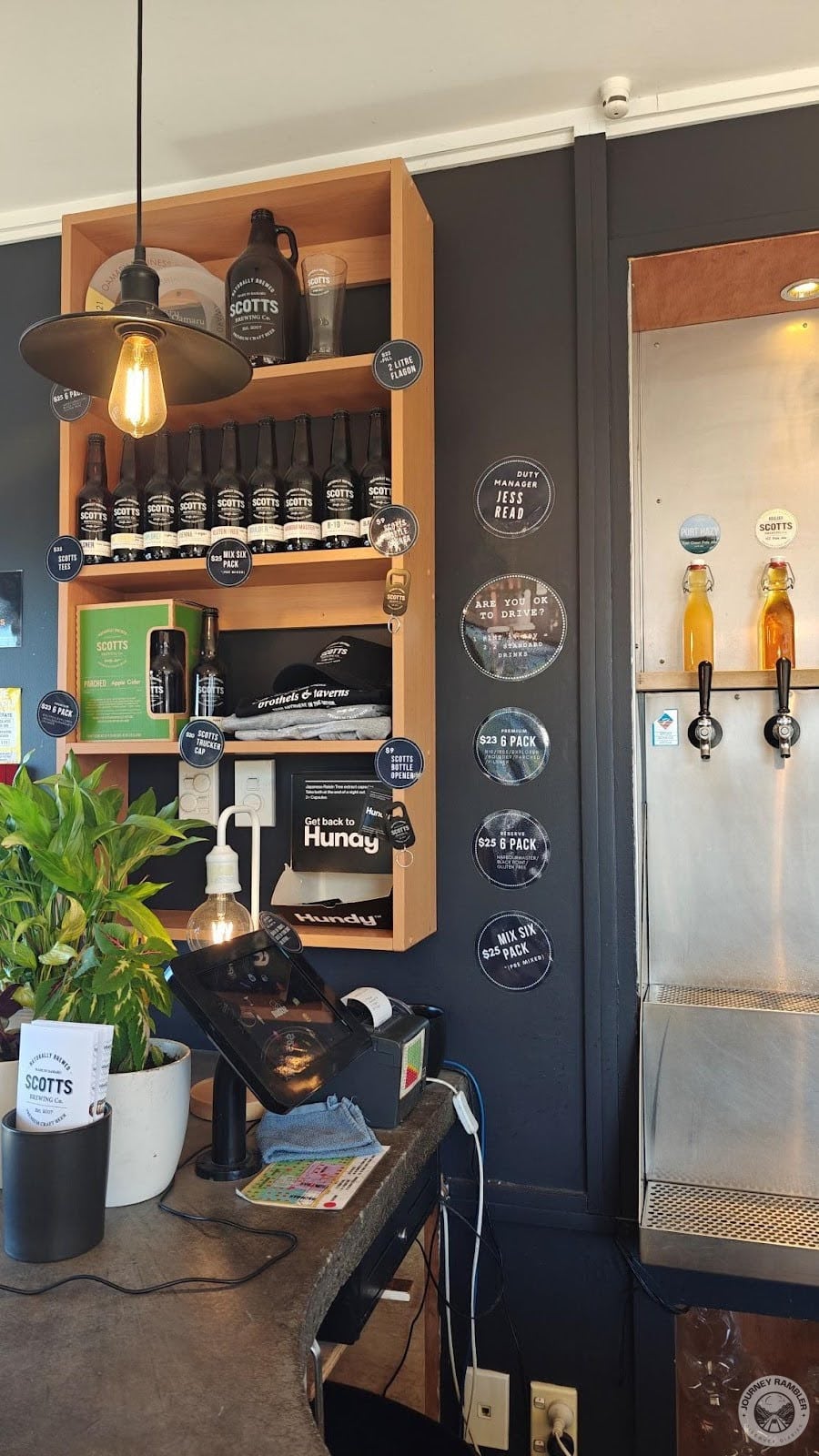 Customers could order at the counter