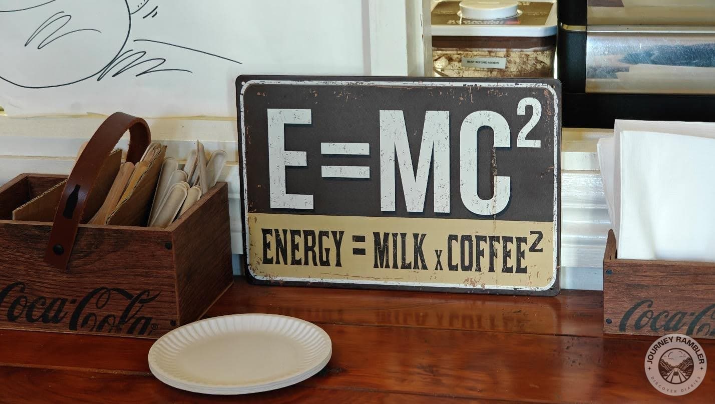 E=MC² Energy=Milk×Coffee²