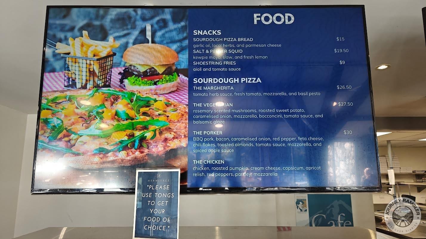 Food and drink menus