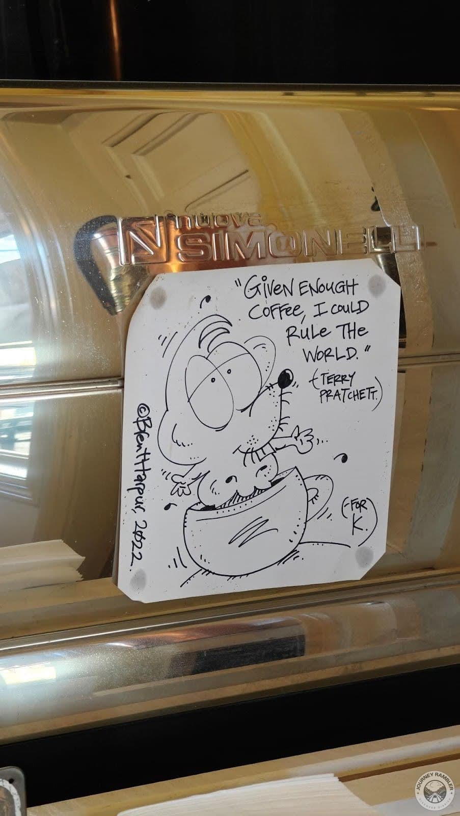 Given enough coffee, I could rule the world