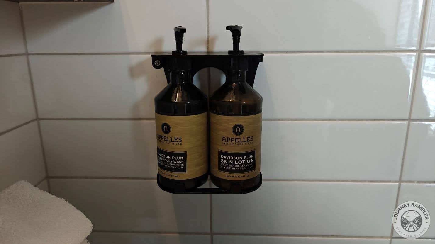 Hand and body wash and skin lotion