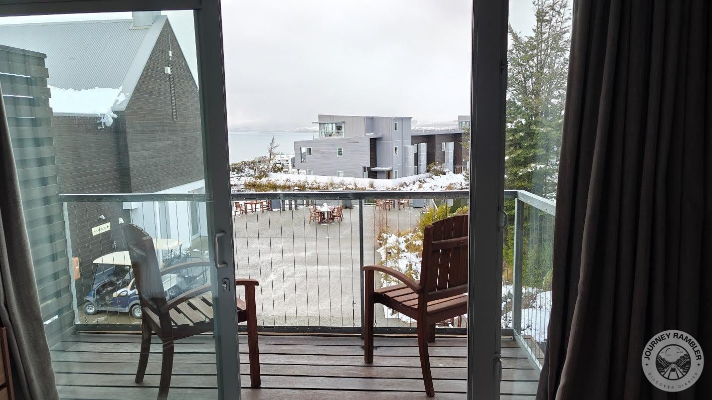 I closed the balcony windows