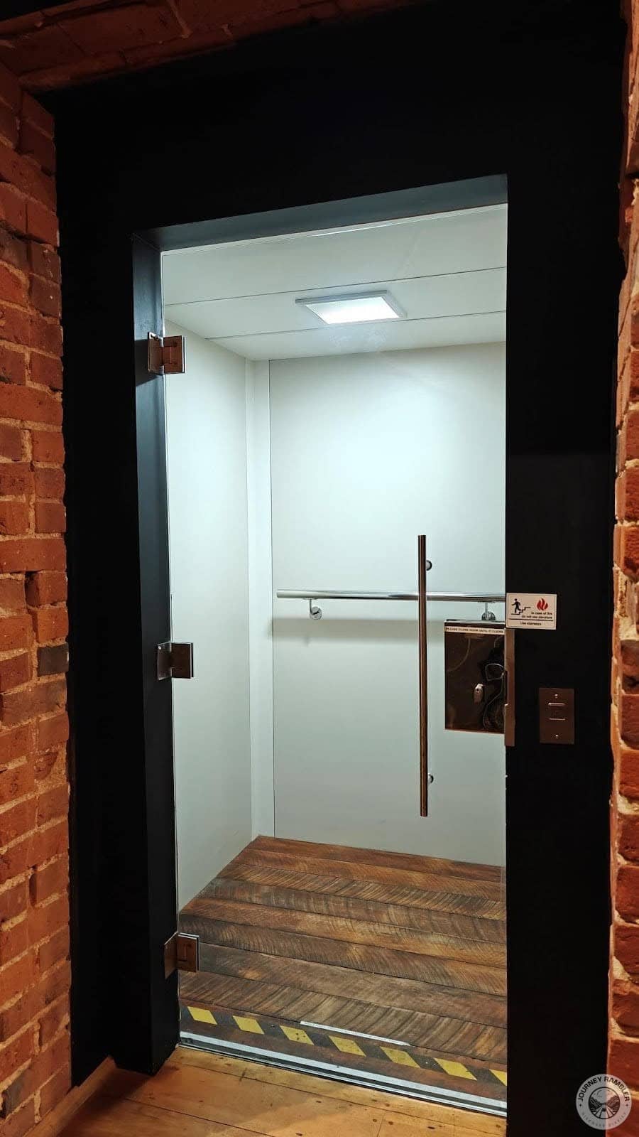 I decided to take the elevator
