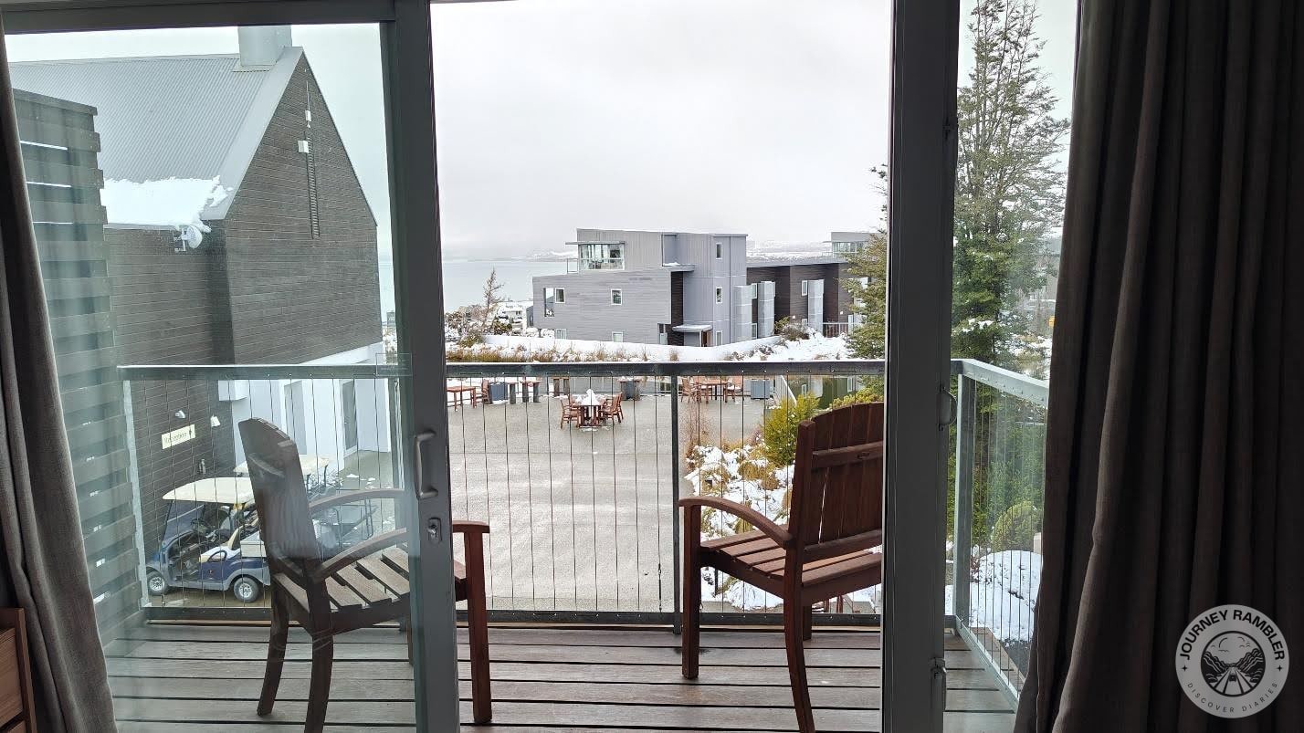 I opened the balcony door